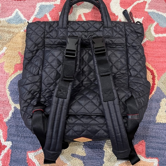 MZ Wallace Small Metro Utility Backpack Black - Picture 2 of 5